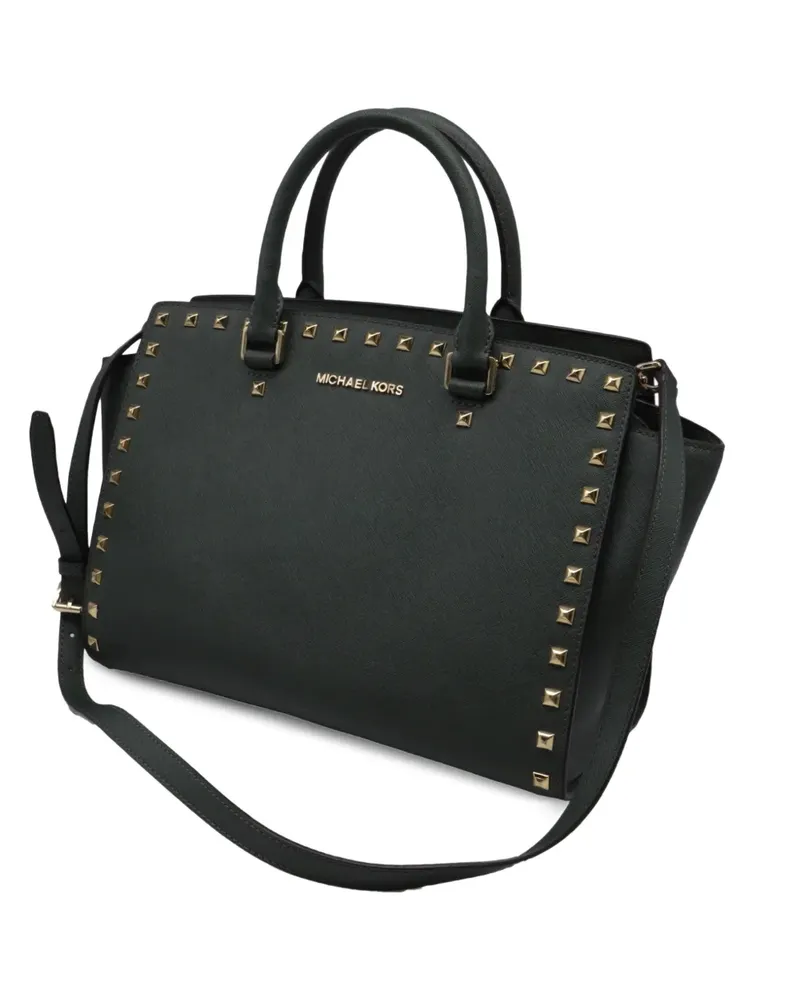 Michael Kors Selma Satchel-Tasche - Grün Grün