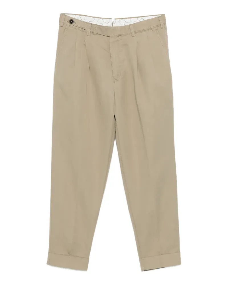 PT TORINO Hose mit Bundfalten - Nude Nude
