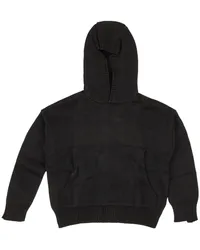 RHUDE Gestrickter Laze Hoodie Schwarz