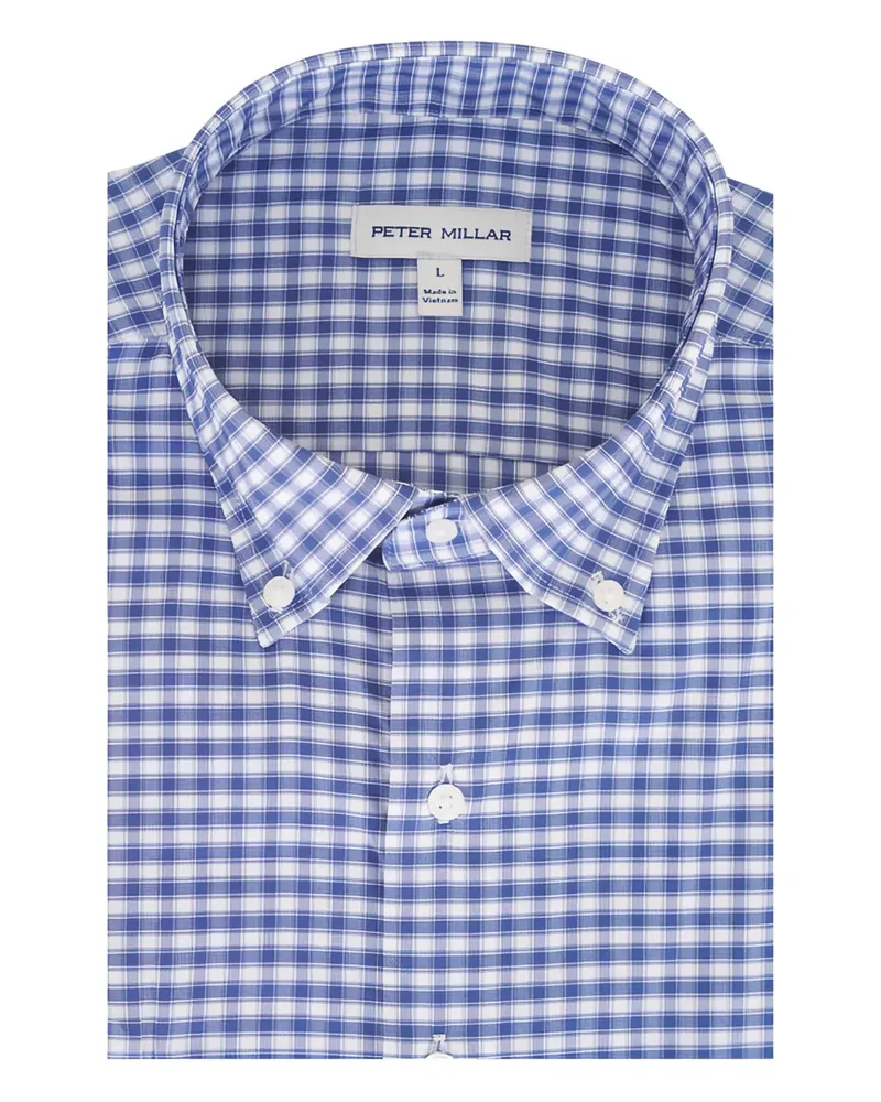 Peter Millar Conway Gale checked shirt - Blau Blau