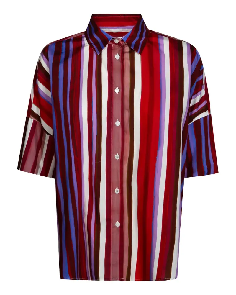 Robert Friedman striped oversized shirt - Rot Rot