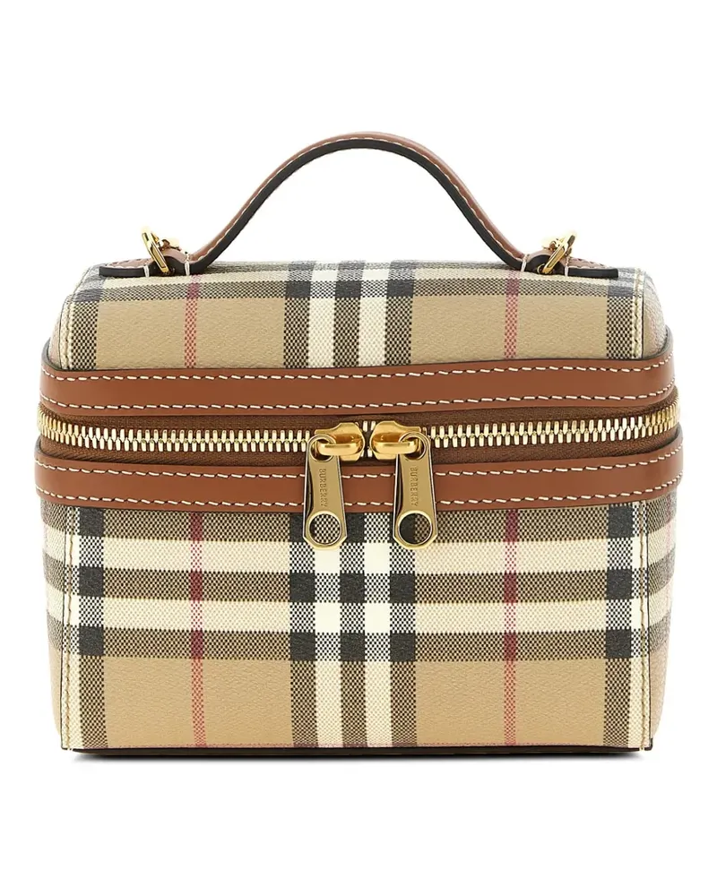 Burberry Mini Check Kosmetiktasche - Nude Nude
