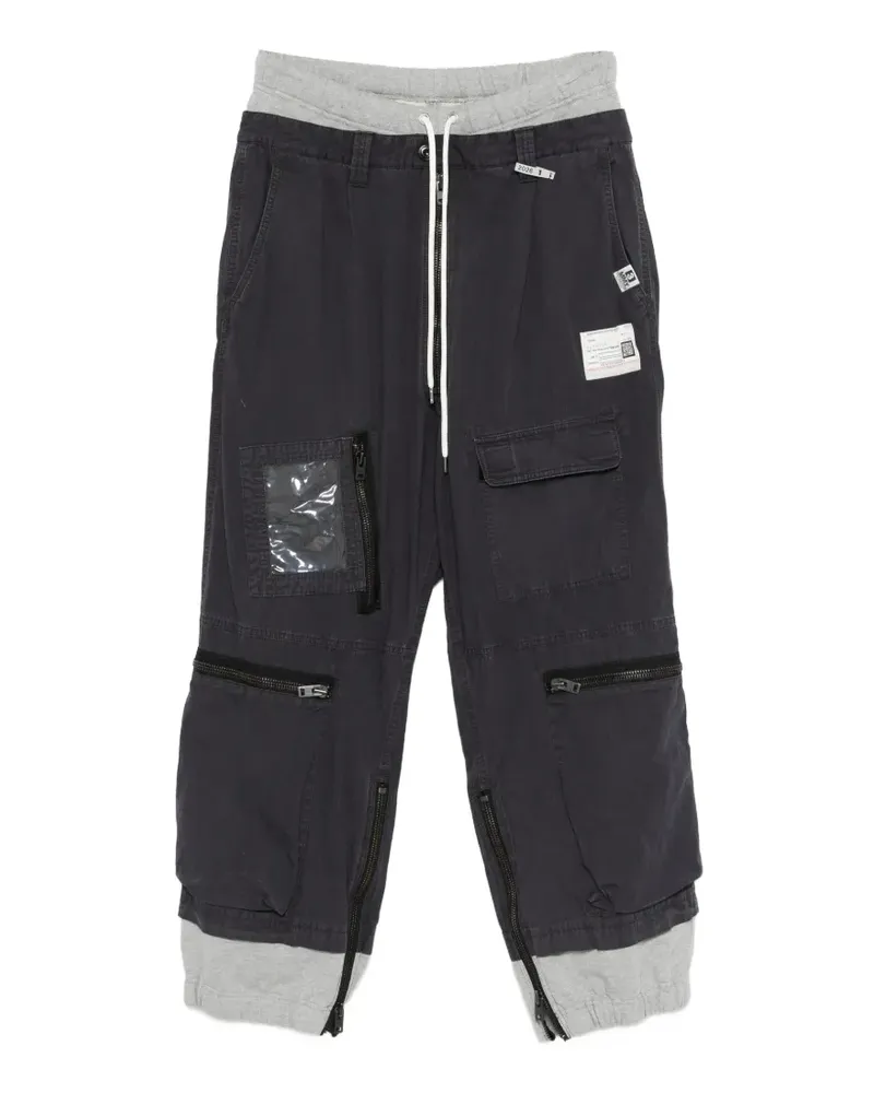 MIHARAYASUHIRO cotton trousers - Schwarz Schwarz