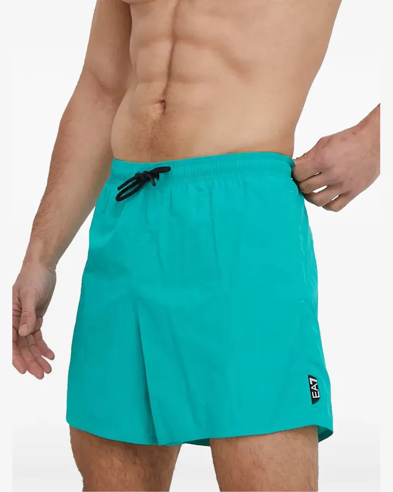 EA7 Badeshorts mit Kordelzug - Blau Blau