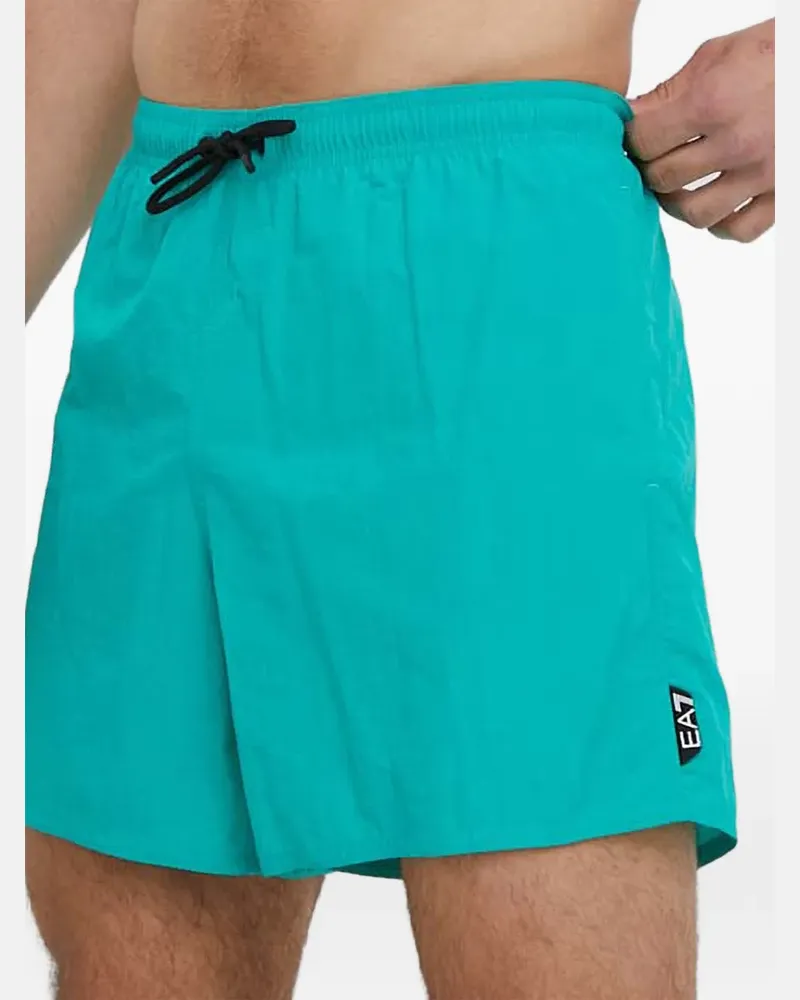 EA7 Badeshorts mit Kordelzug - Blau Blau
