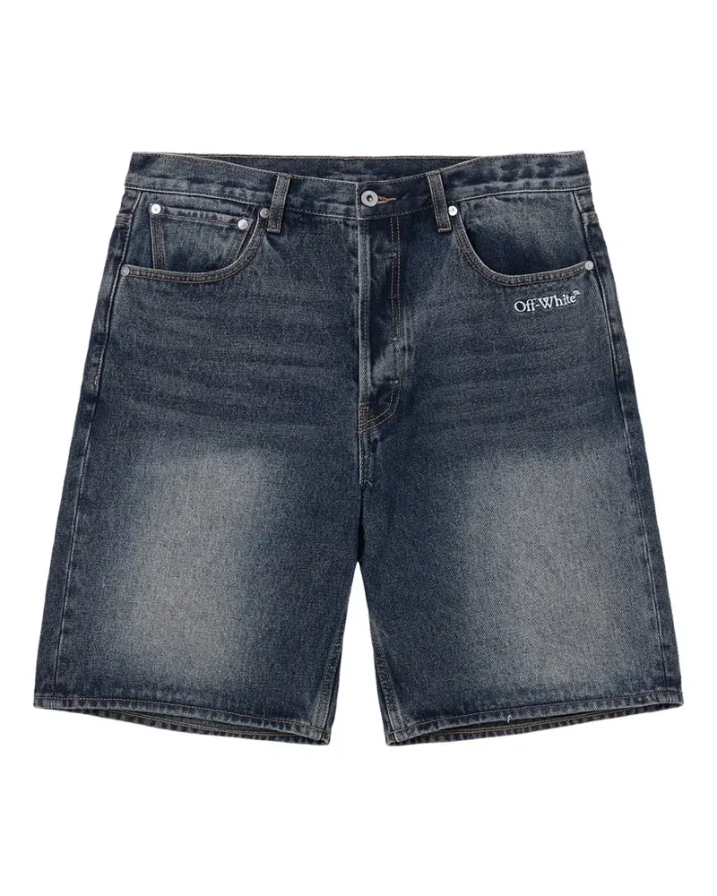 OFF-WHITE Arrows-motif denim shorts - Blau Blau