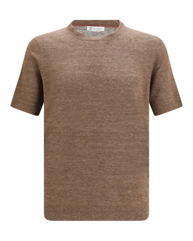 Brunello Cucinelli short-sleeve T-shirt - Braun Braun