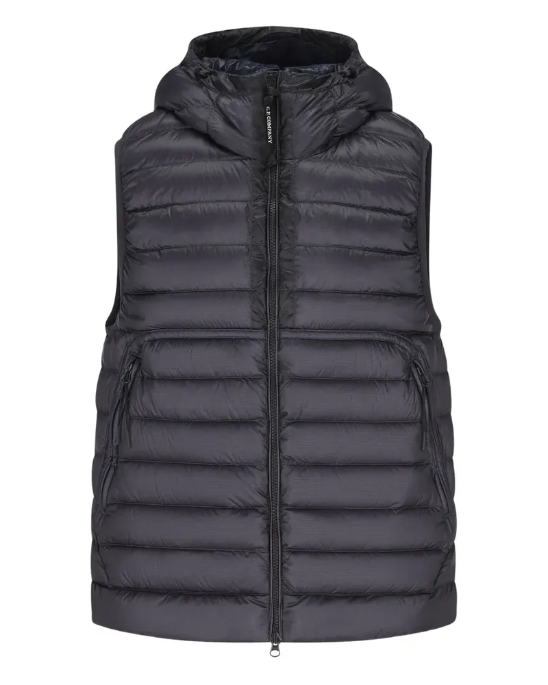 C.P. Company hooded zipped vest - Blau Blau