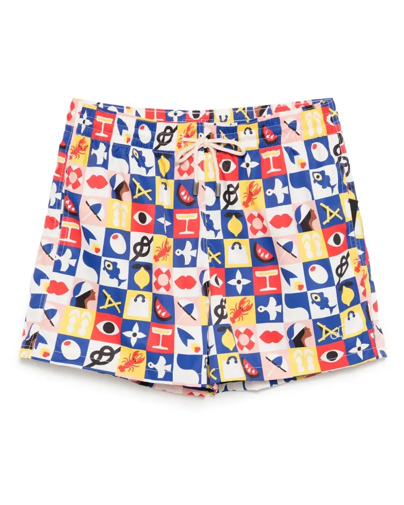 Arrels Barcelona x Alice Hoffmann Iconic Badeshorts - Blau Blau