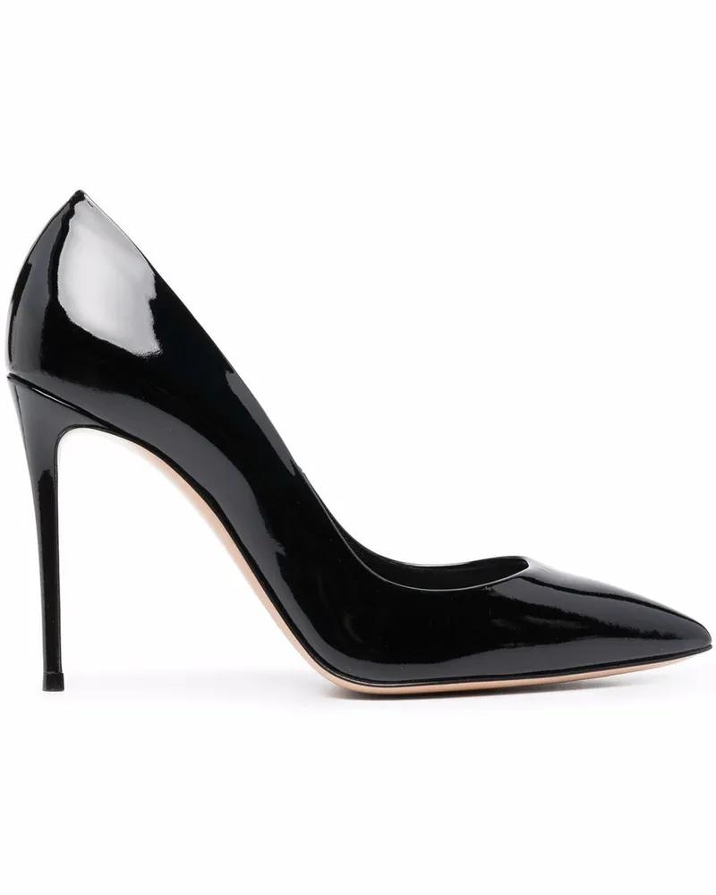 Casadei Pumps aus Lackleder - Schwarz Schwarz
