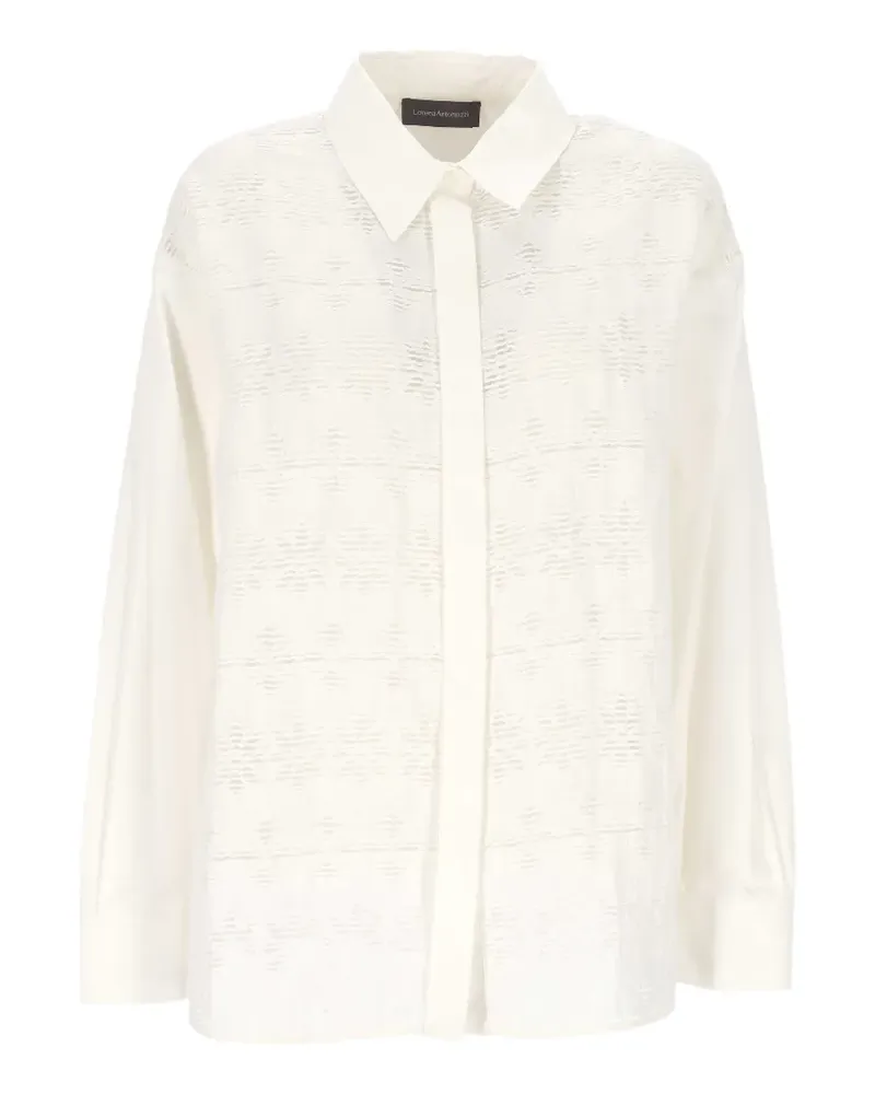 Lorena Antoniazzi fil-coupé long-sleeve shirt - Weiß Weiß