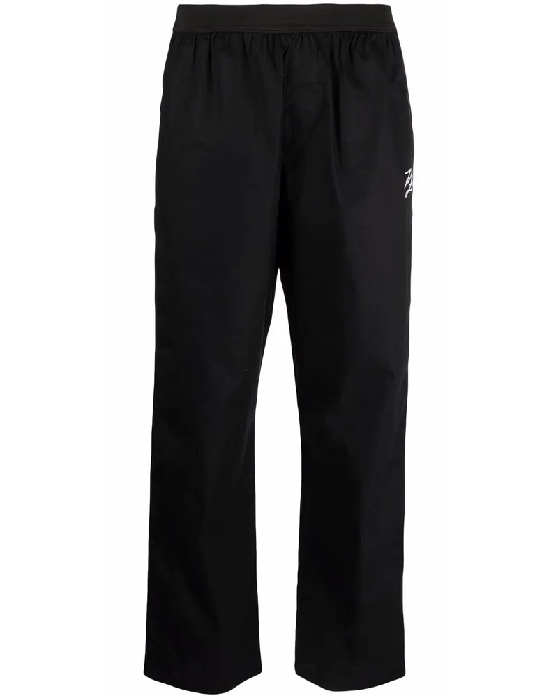 Karl Lagerfeld Bestickte Pyjamahose - Schwarz Schwarz