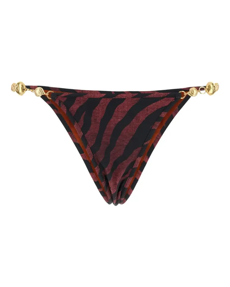 Reina Olga Splash Bikinihöschen - Braun Braun