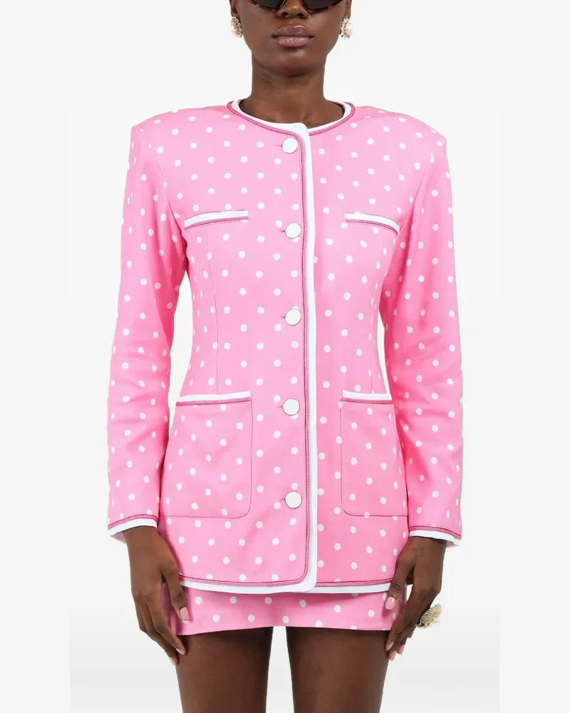 Rowen Rose polka-dots pockets jacket - Rosa Rosa