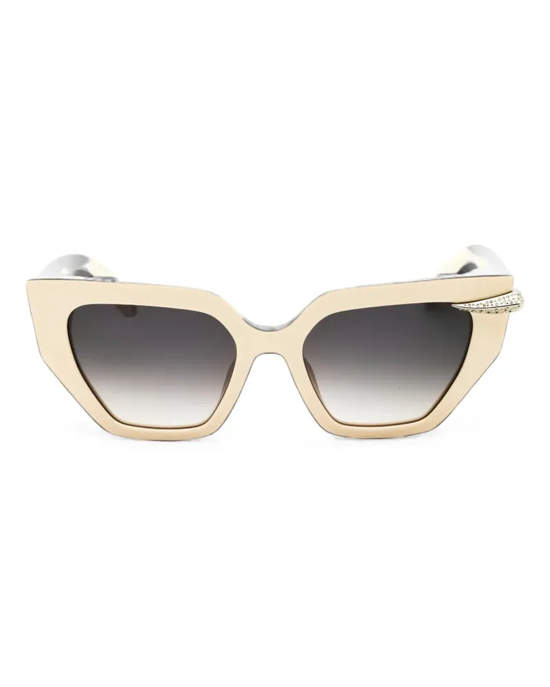 Roberto Cavalli Verzierte Cat-Eye-Sonnenbrille - Nude Nude