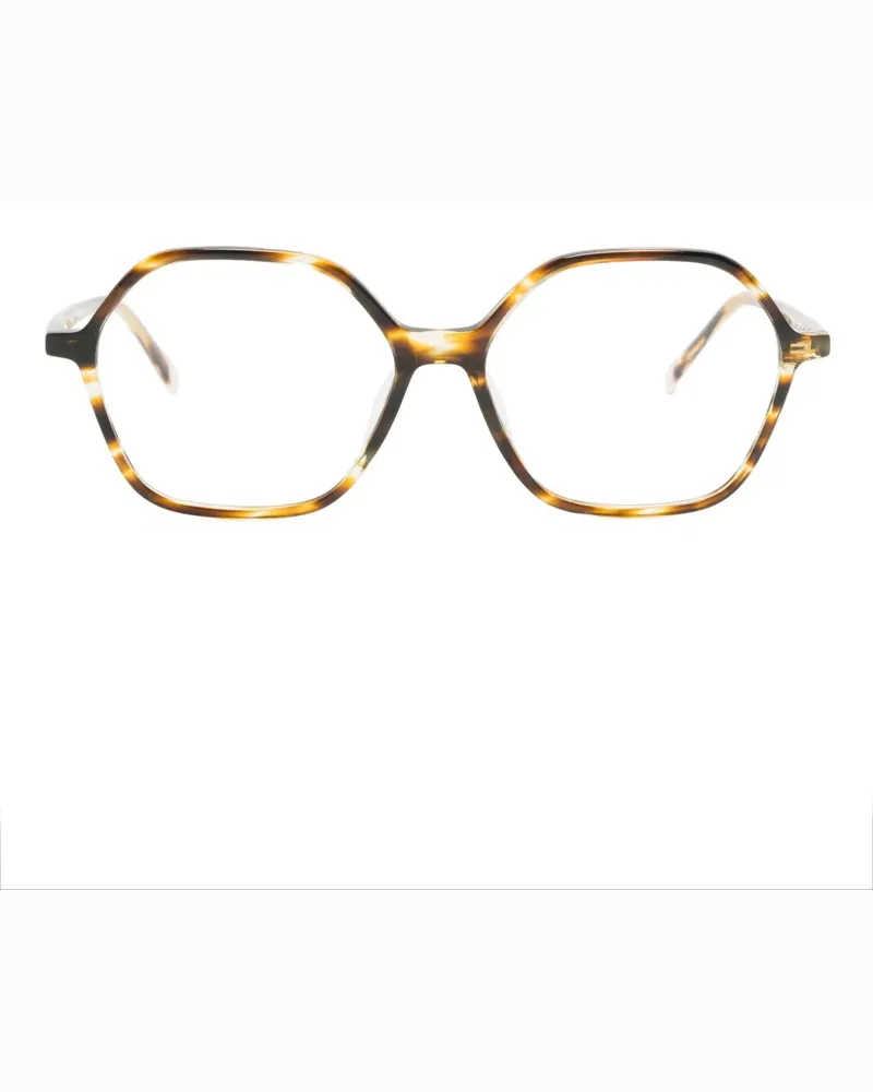 GIGI STUDIOS Geometrische Brille in Schildpattoptik - Braun Braun