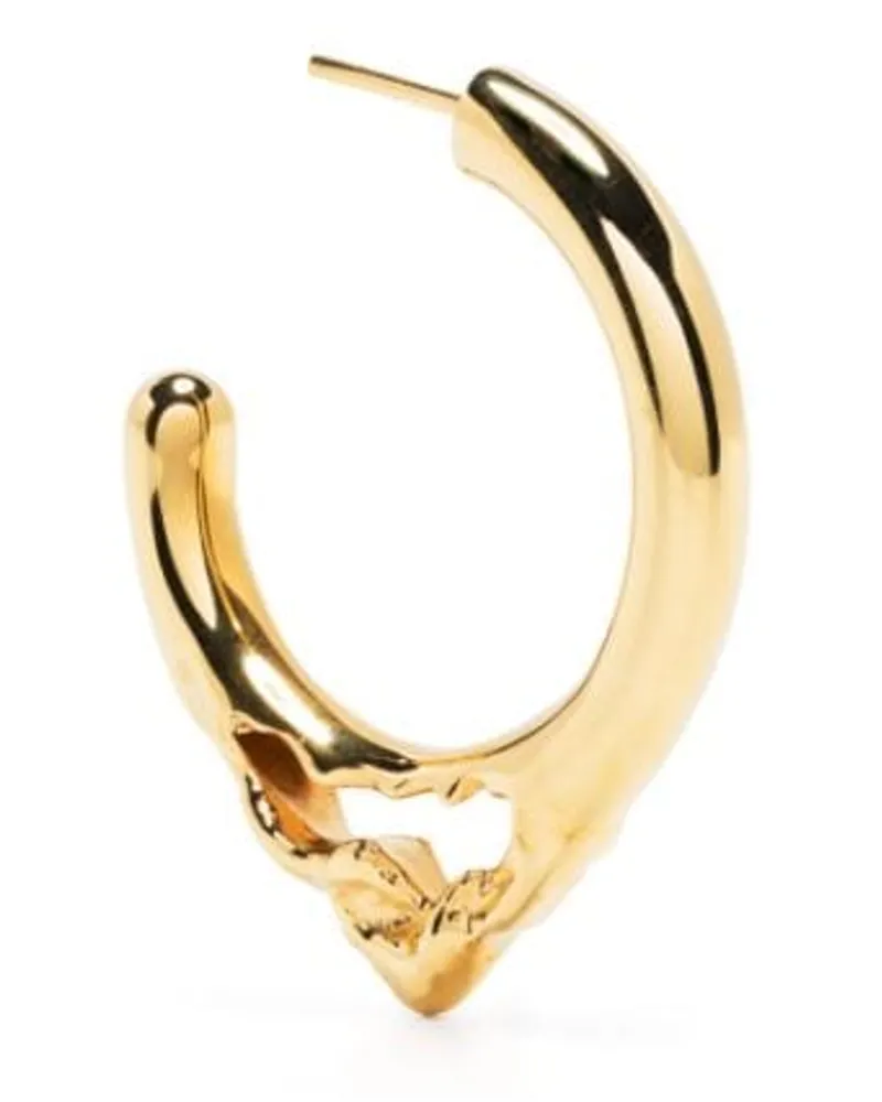 Maria Black Vergoldete Creole Gold