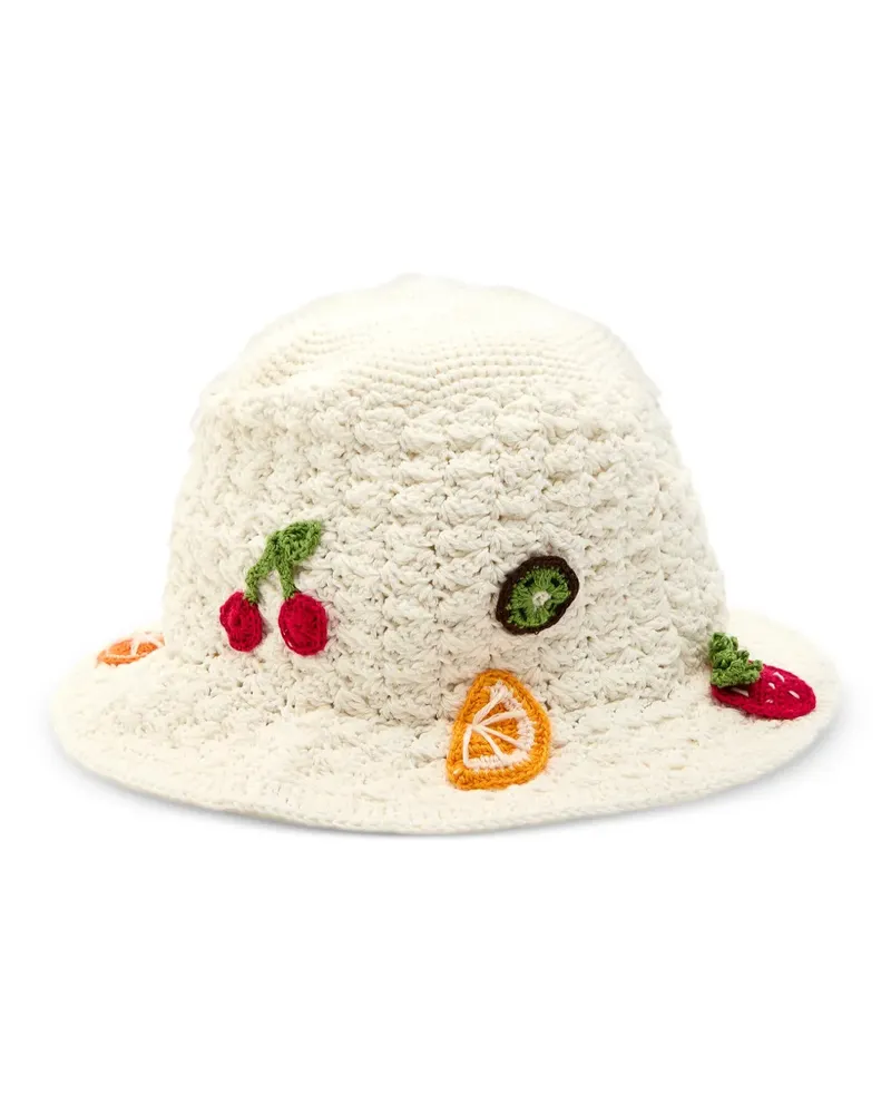 Leslie Amon Fischerhut mit Früchte-Applikation - Nude Nude