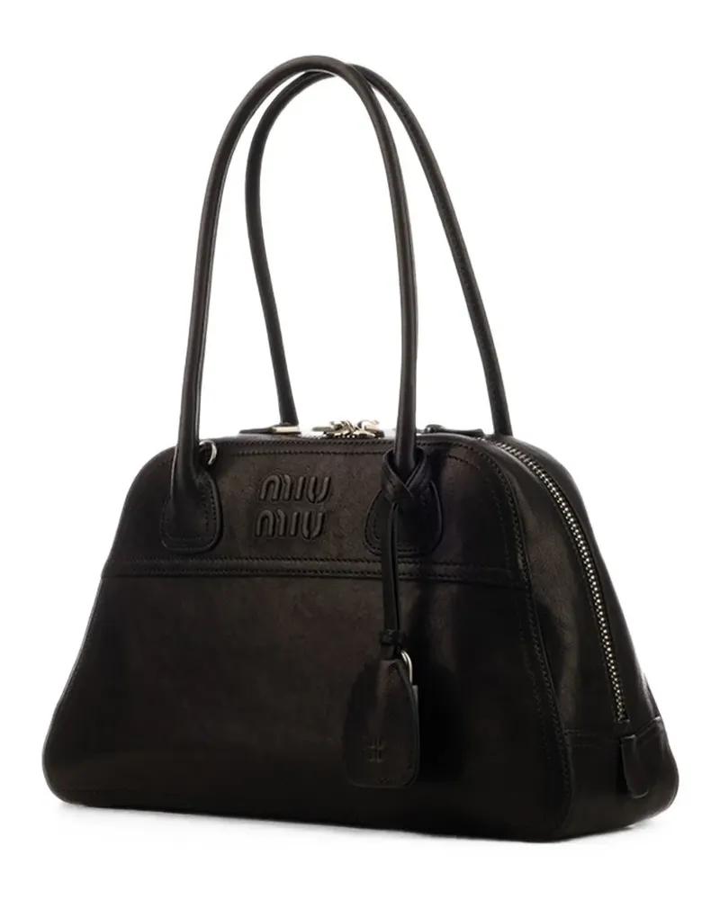 Miu Miu Vivant Tasche aus Nappaleder - Schwarz Schwarz