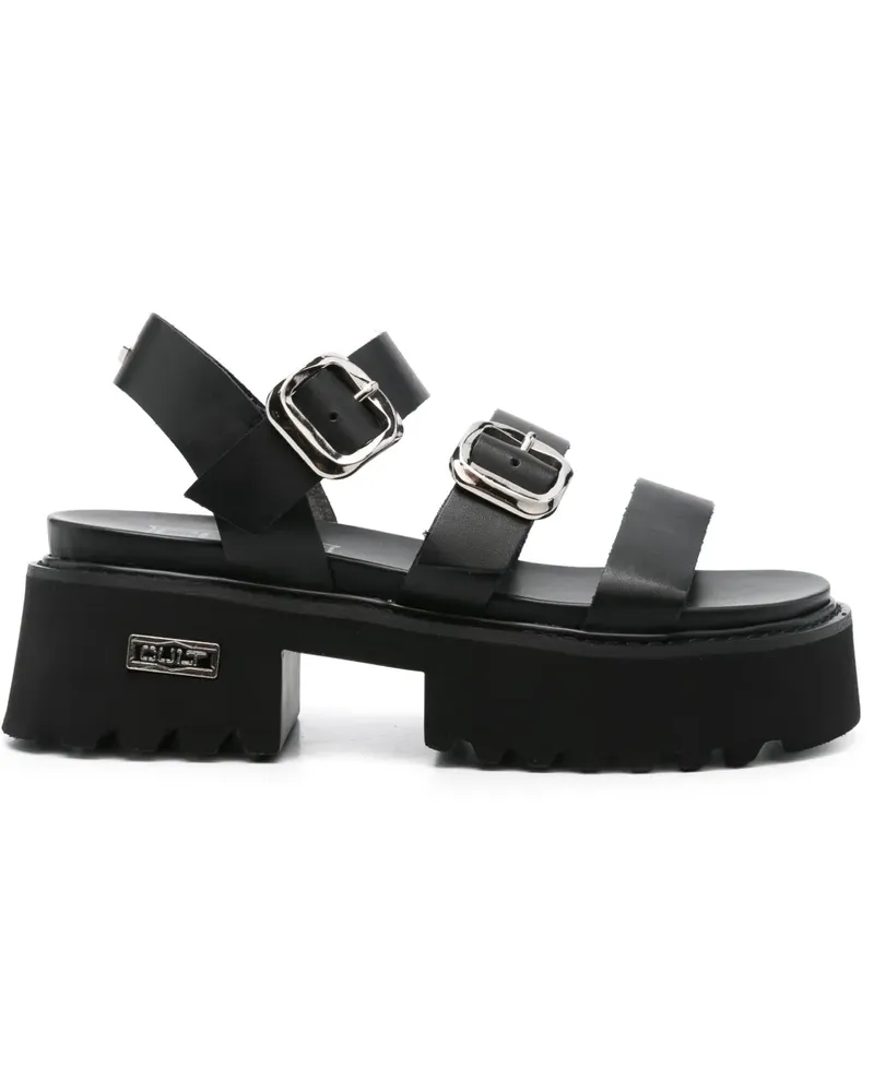 Cult Sandalen mit Plateau - Schwarz Schwarz