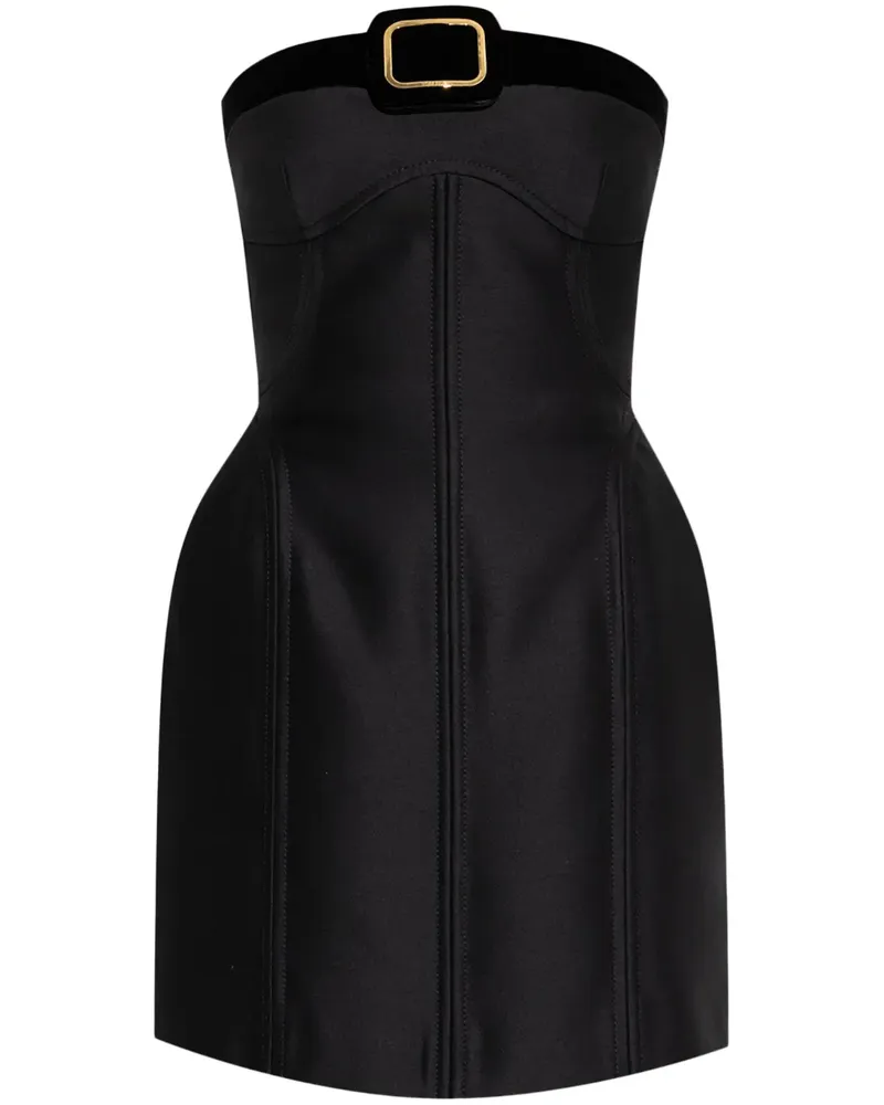 Tom Ford Schulterfreies Minikleid - Schwarz Schwarz