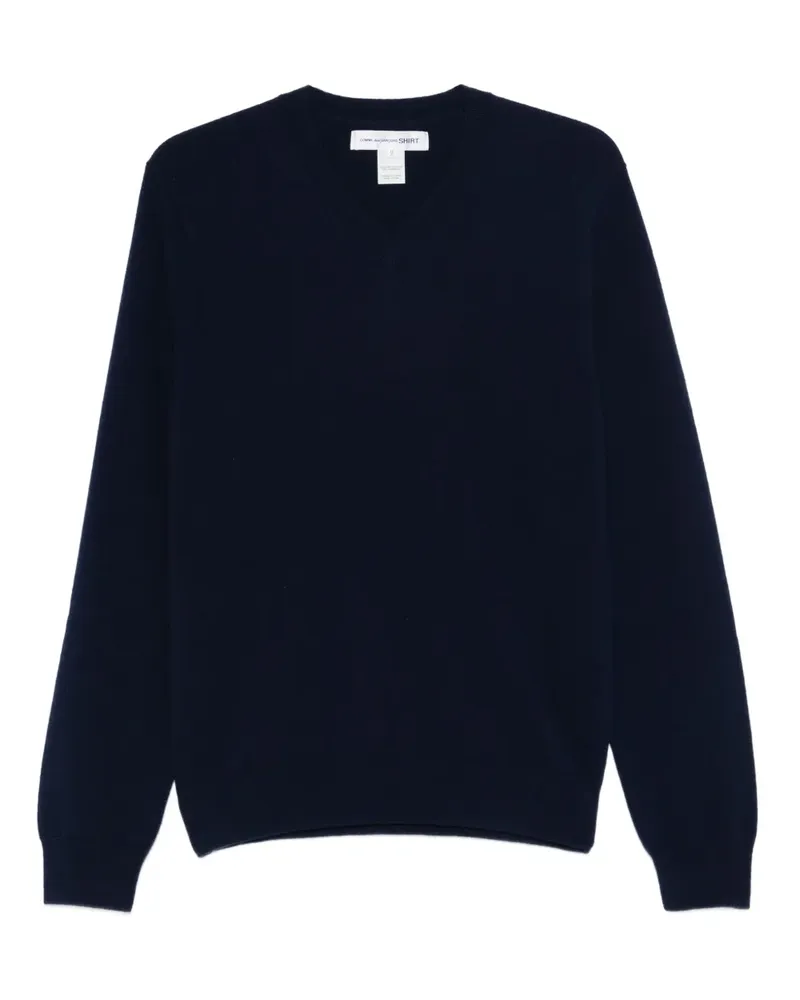 Comme des Garçons V-neck sweater - Blau Blau