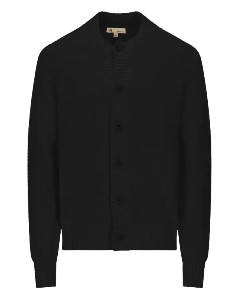 G-STAR RAW honey comb cardigan - Schwarz Schwarz