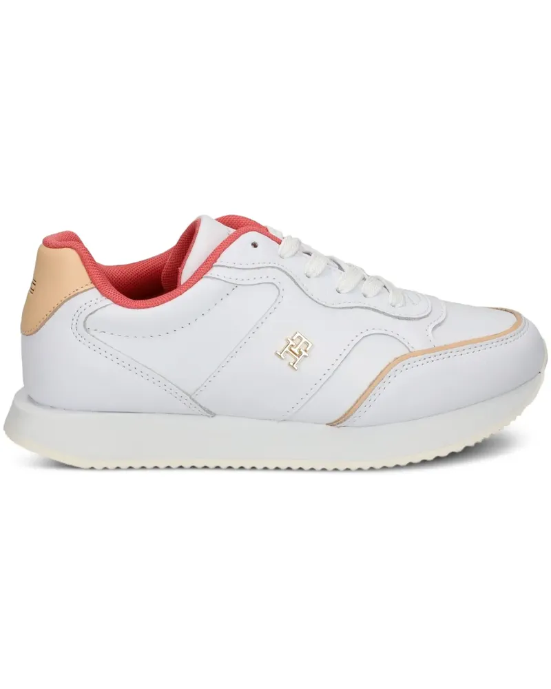 Tommy Hilfiger Sneakers mit Schnürung - Weiß Weiß