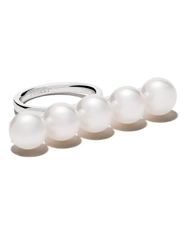 TASAKI 18kt Collection Line Balance Weißgoldring Silber