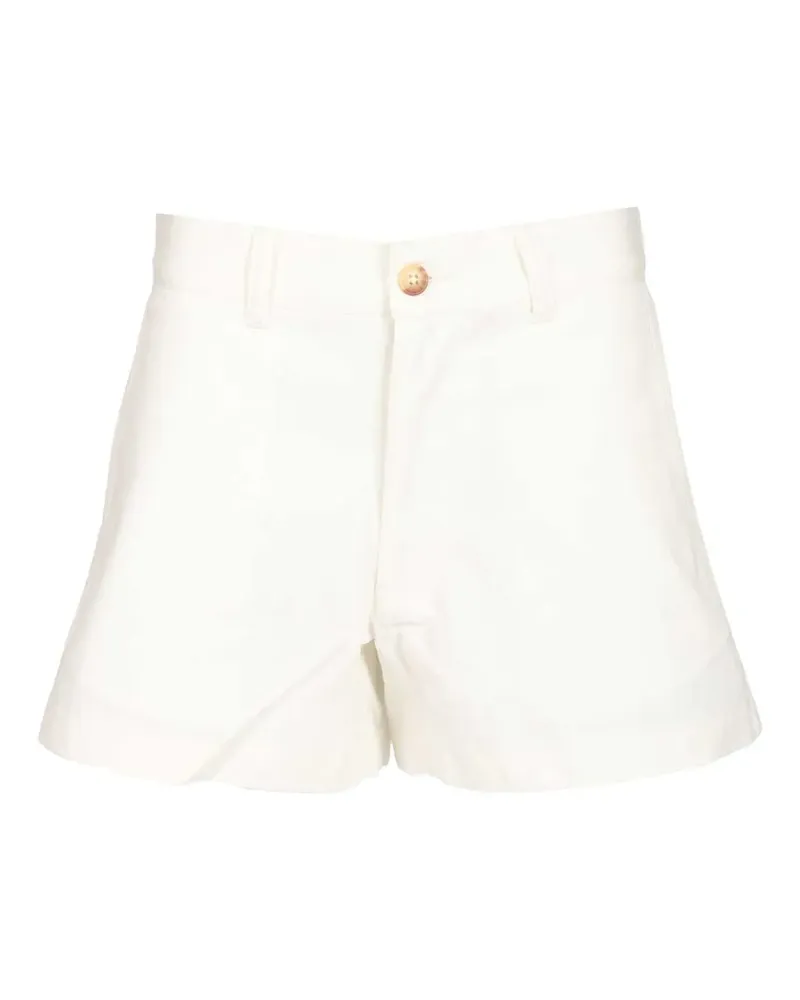Ralph Lauren Gewebte Shorts mit Knöpfen - Weiß Weiß
