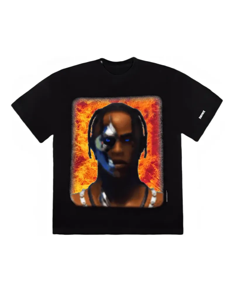 Travis Scott x Fortnite T-3500 Portrait T-shirt - Schwarz Schwarz