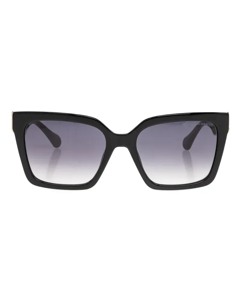 Marc Jacobs Sonnenbrille mit eckigem Gestell - Schwarz Schwarz