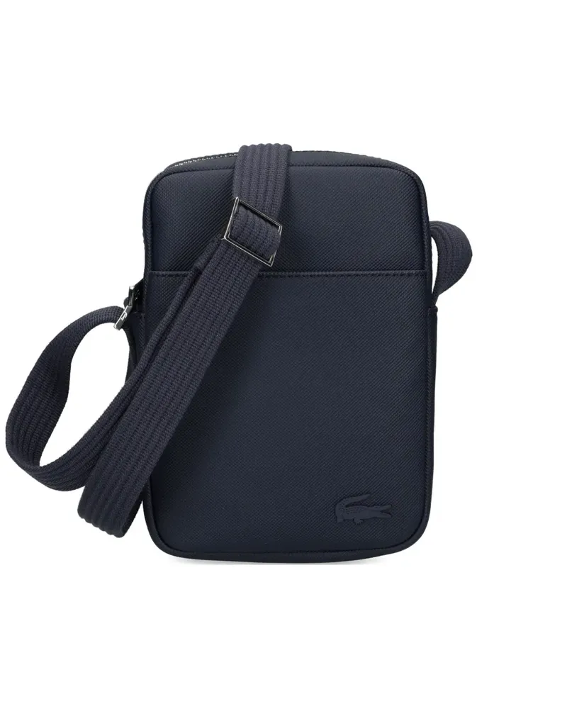 Lacoste Schultertasche mit Reißverschluss - Blau Blau