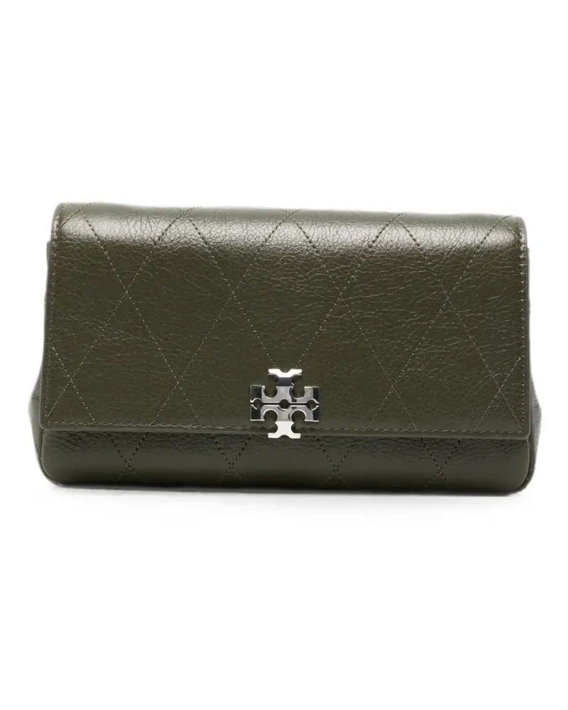 Tory Burch Charlie quilted clutch bag - Grün Grün