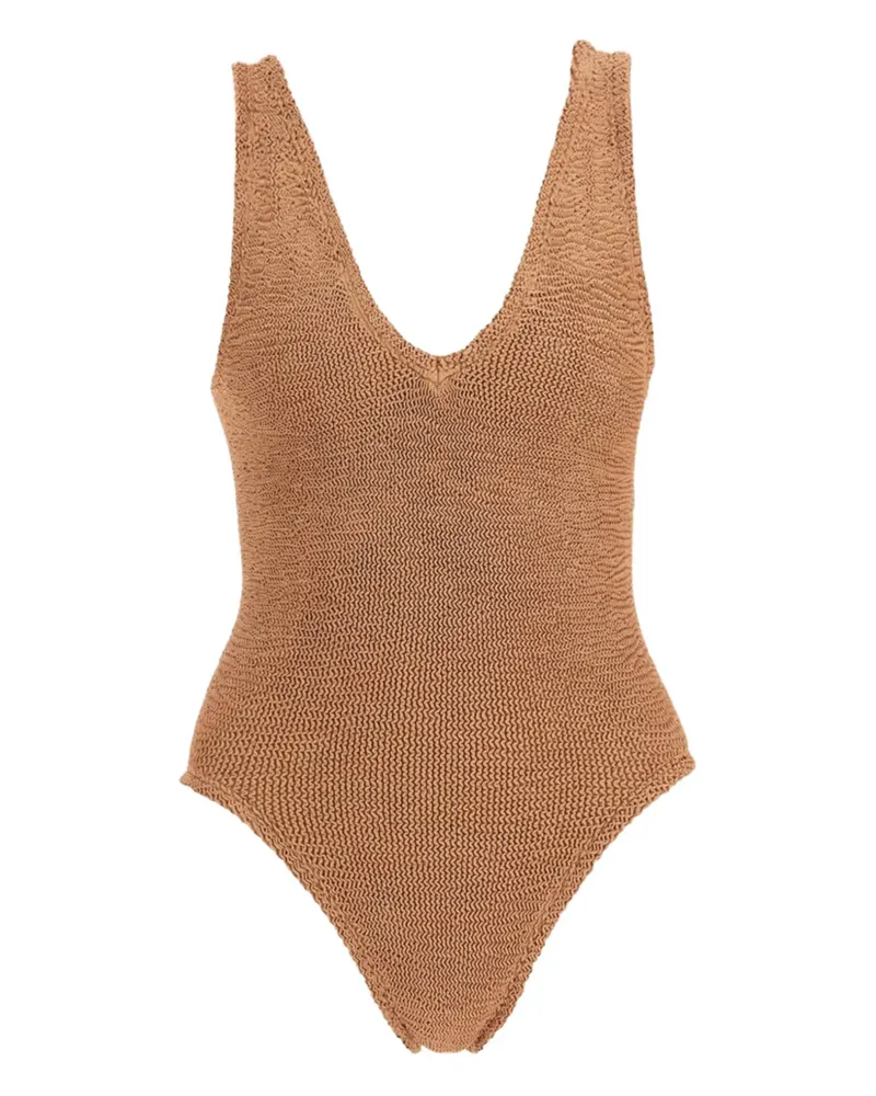 Hunza G Sadie Badeanzug - Braun Braun