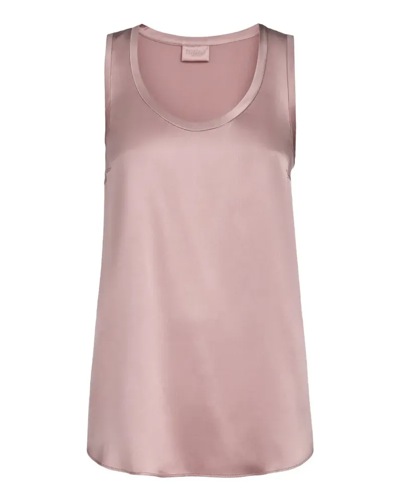 Brunello Cucinelli stretch reversible top - Rosa Rosa