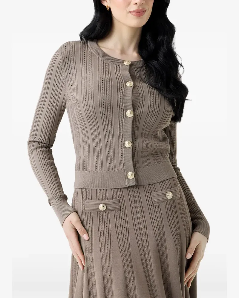 Guess cable-knit cardigan - Braun Braun