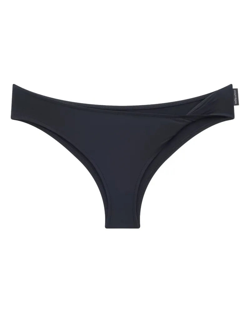 Courrèges Klassisches Bikinihöschen - Schwarz Schwarz