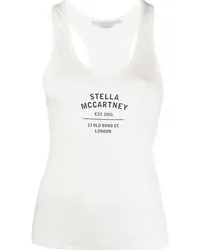 Stella McCartney Tanktop mit Racerback Weiß