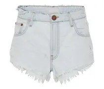 Ausgefranste The One Jeans-Shorts - Blau