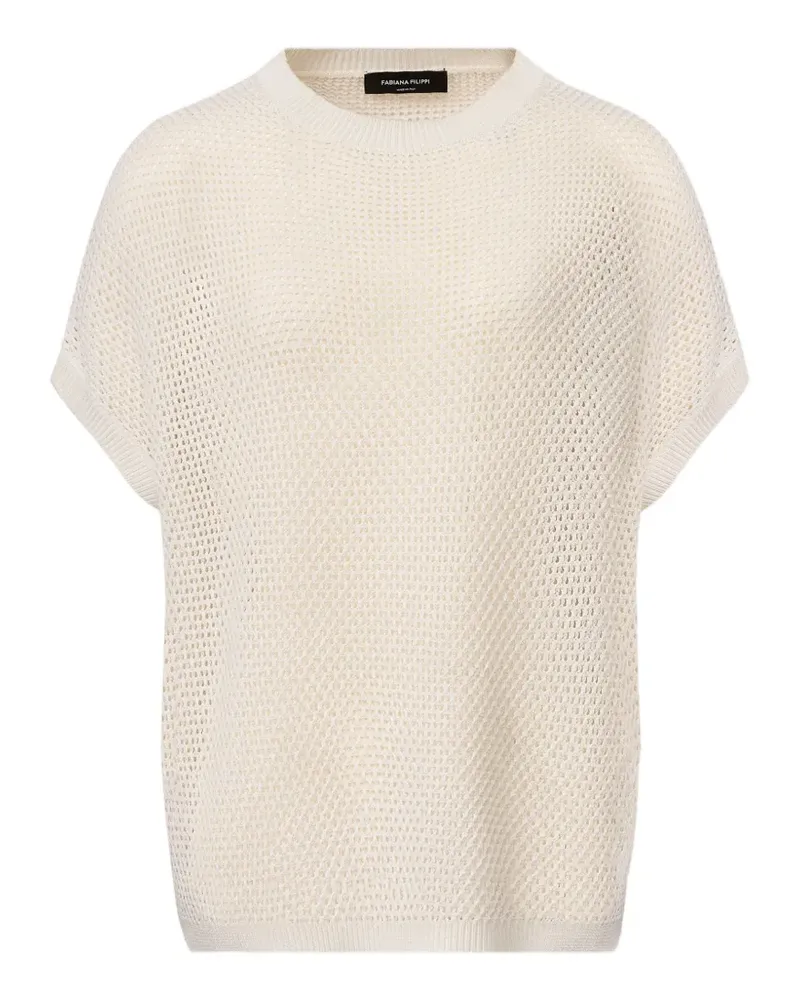 Fabiana Filippi sleeveless knitted top - Nude Nude