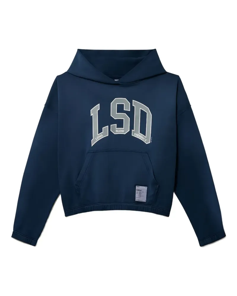 Satisfy Hoodie mit grafischem Print - Blau Blau