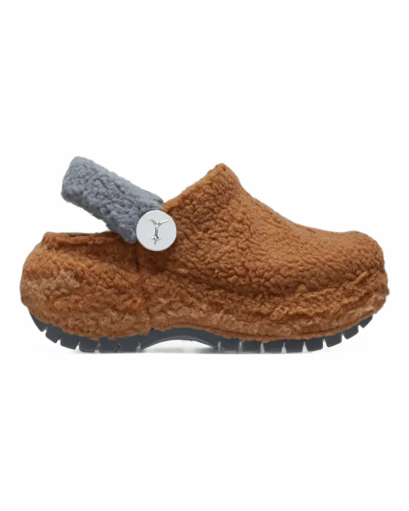 Crocs Classic Mega Crush Clogs - Braun Braun