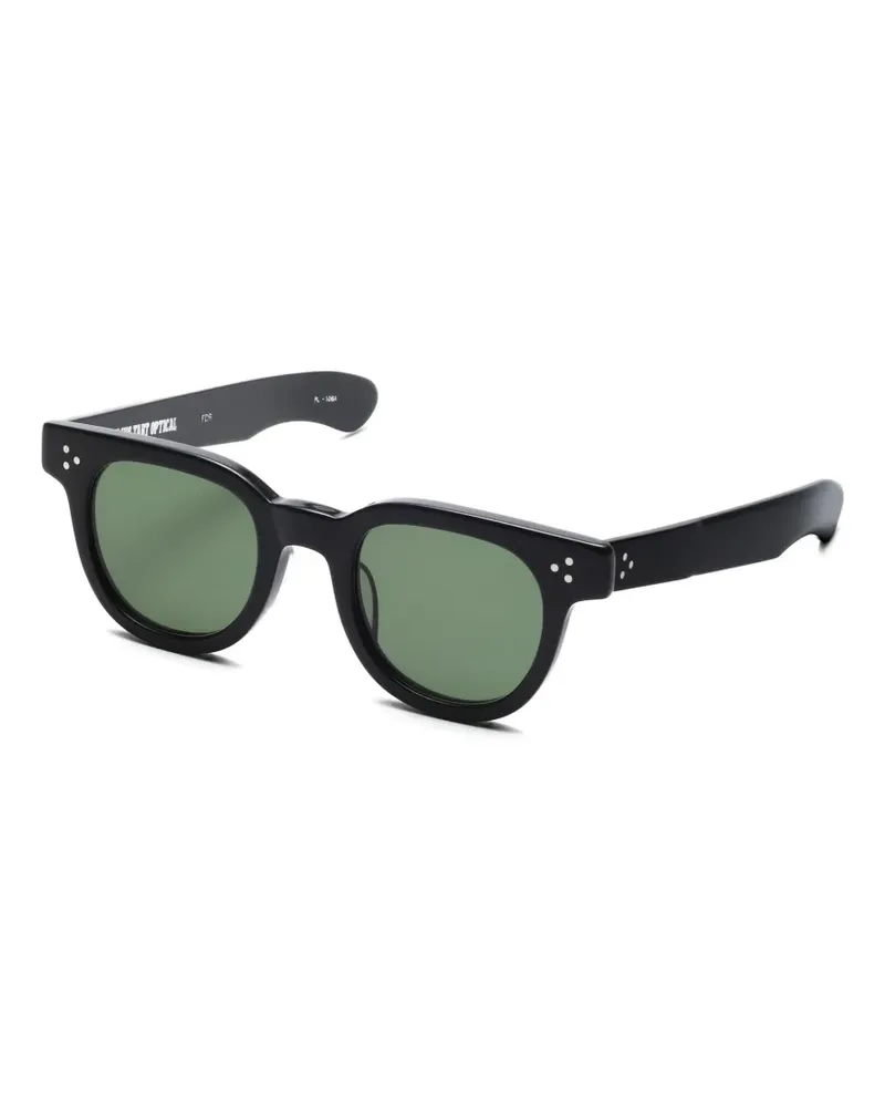 Neighborhood x Julius Tart Optical Sonnenbrille mit rundem Gestell - Schwarz Schwarz