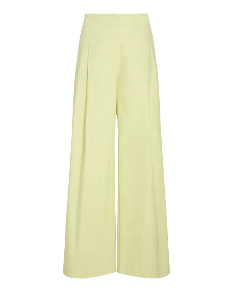 Proenza Schouler Coralie pants in poplin - Gelb Gelb