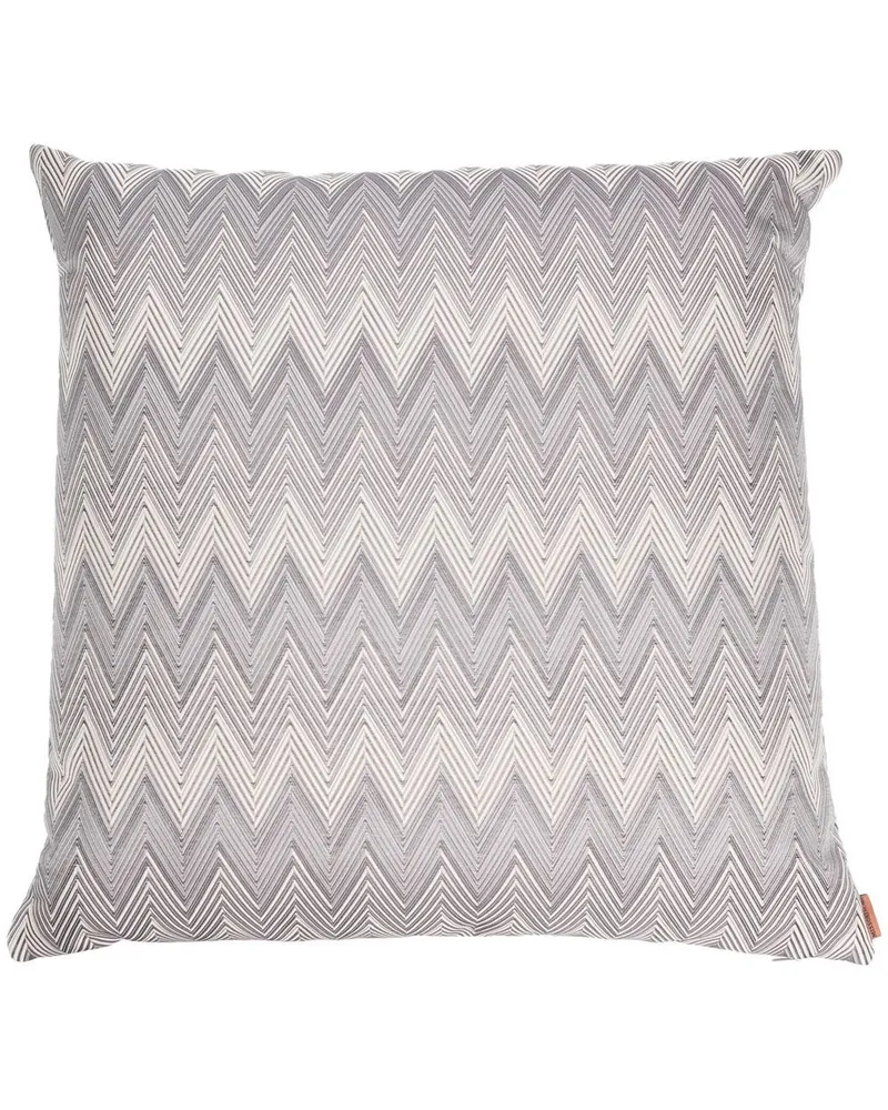 Missoni Home Kissen mit Zickzackmuster Grau