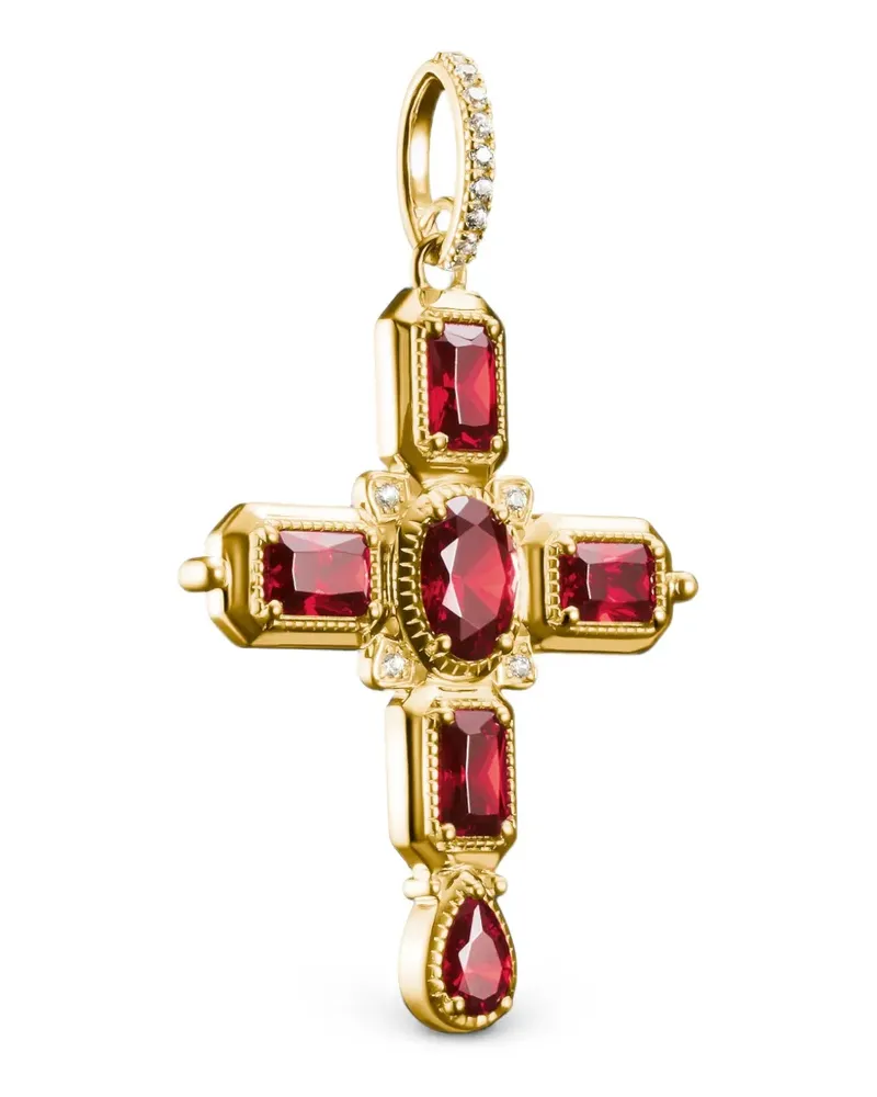 Thomas Sabo Kreuzanhänger mit Zirkonia - Gold Gold