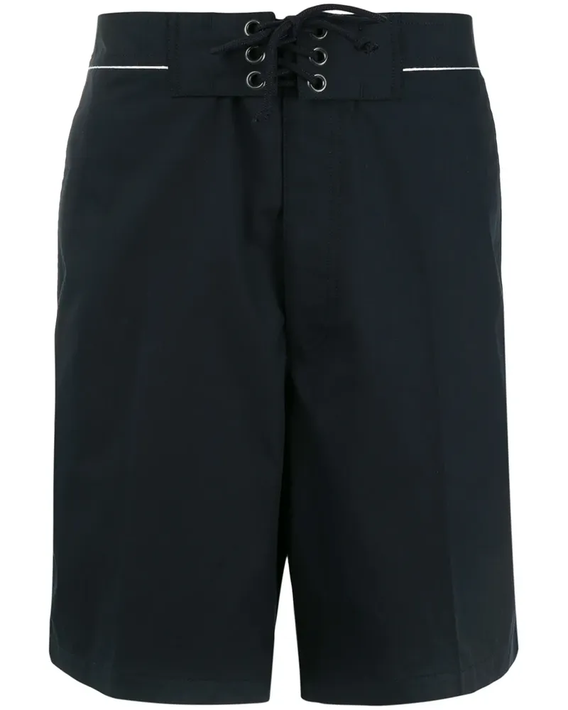 Lanvin Shorts mit Schnürung - Blau Blau