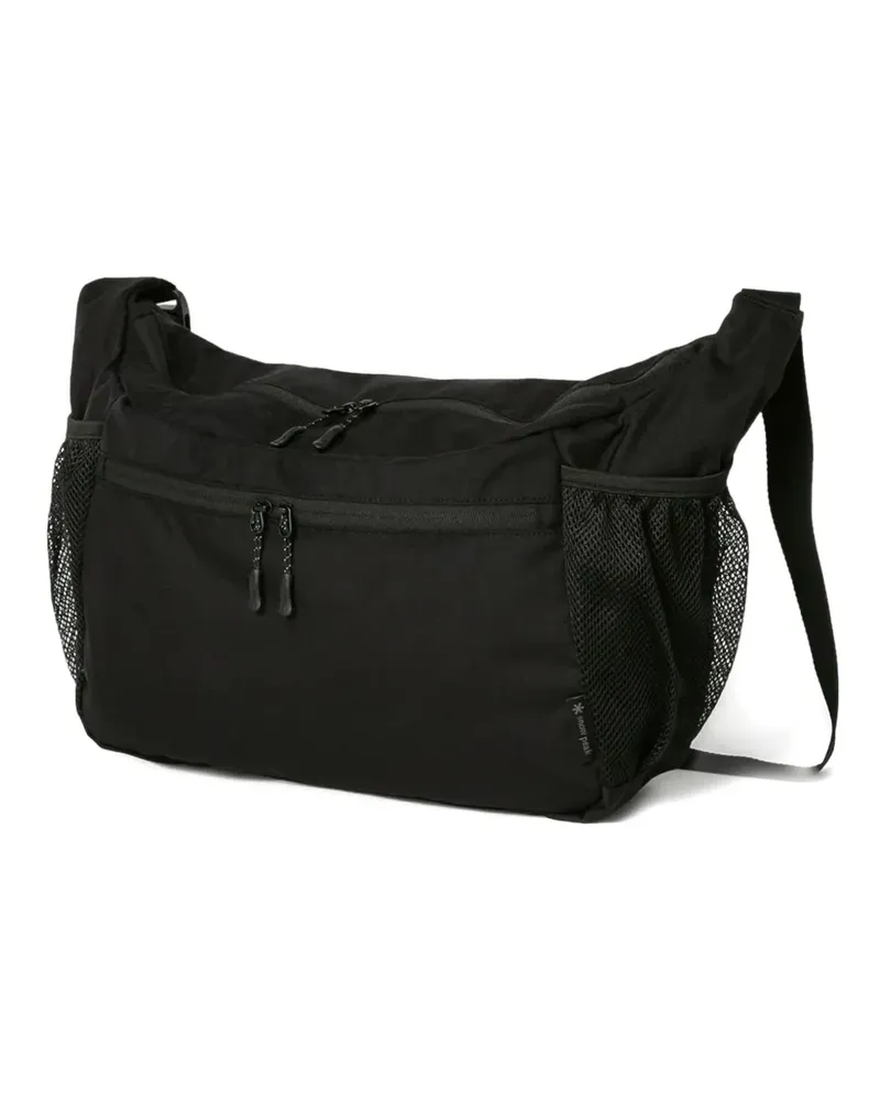 Snow Peak Mittelgroße Schultertasche - Schwarz Schwarz
