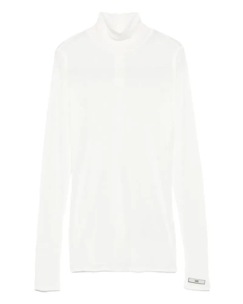 Elisabetta Franchi Klassisches Langarmshirt - Nude Nude